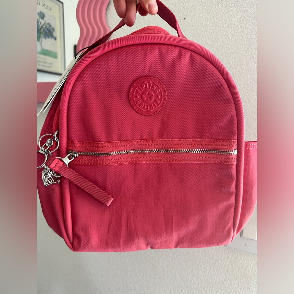 NWT Kipling Kae Backpack Natural Coral